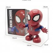 Spiderman Oyuncak Hareketli Işıklı Dans Eden Robot 3 Farklı Müzikli Oyuncak Örümcek Adam - 4