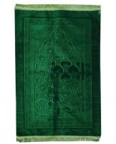 Uludağ Seccade Deri Taban Kadife Kabartmalı - 5