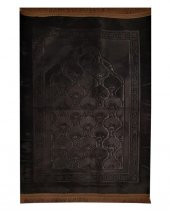 Uludağ Seccade Deri Taban Kadife Kabartmalı - 6