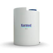 50 Litre Polietilen Dikey Su Deposu - Beyaz - 1