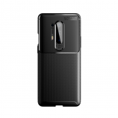 Teleplus OnePlus 8 Pro Kılıf Negro Karbon Dokulu Silikon - 1