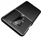 Teleplus OnePlus 8 Pro Kılıf Negro Karbon Dokulu Silikon - 2