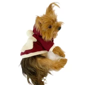 Cream Bordo Kapşonlu Sweat by Kemique Köpek Kazağı - 6