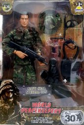 Sunman 1:6 World Peacekeepers Asker Oyun Seti Navy Seal S00090200 - 2