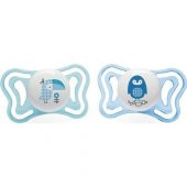 Chicco Soother Physio Light Boy Silikon Emzik 2-6 Ay 2li - 1