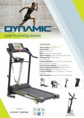 Dynamic A200 Plus Motorlu Masajlı Koşu Bandı - 4