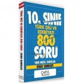 10.Sınıf Türk Dili ve Edebiyatı Soru Bankası Çapa Yayınları - 1