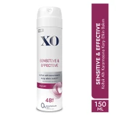 XO Deodorant 150ML Women-Kadın Sensitive & Effective (2 Li Set) thumbnail 3