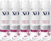 XO Deodorant 150ML Women-Kadın Sensitive & Effective (5 Li Set) - 1
