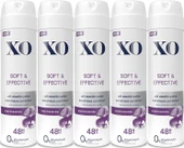 XO Deodorant 150ML Women-Kadın Soft & Effective (5 Li Set) - 1