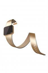 UPWATCH Touch Jewel Gold&Gold Long Strap Unisex Kol Saati - 1
