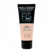 Mat Fondöten - Fit Me Matte + Poreless Foundation 102 Fair Ivory 3600531369361 - 1