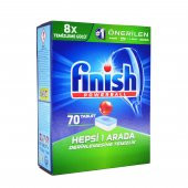 Finish Powerball Hepsi Bir Arada 70'li Bulaşık Makinesi Tableti - 1