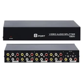 Powermaster PM-4832 8 Port Video Stereo Audio Dağıtıcı Çoğaltıcı 1024X768-85HZ - 7