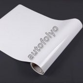 Beyaz Folyo Parlak Lake Görünümlü Kendinden Yapışkanlı 60 CM X 5 METRE - 1