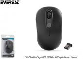 Everest SM-804 Usb Siyah 800-1200-1600dpi Kablosuz Mouse - 1
