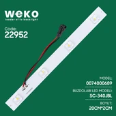 Buzdolabı İç Aydınlatma Ledi SC-340JBL 0074000689 4 Çipli Lensli - 3