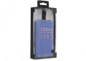 S-link IP-G19 10000mAh 1 Usb Port 2 in 1 Kablo Powerbank Mavi Taşınabilir Pil Şarj Cihazı - 1