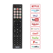 WEKO RM-L1755 NETFLIX-YOUTUBE-HULU-PRIME VIDEO-GOOGLE PLAY-DISNEY TUŞLU UNIVERSAL LCD TV KUMANDA thumbnail 1