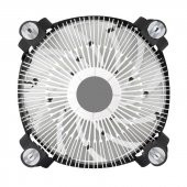 ARCTIC Alpine 12 LP Intel LGA1200/115X PWM Düşük Profil İşlemci Soğutucu - 4