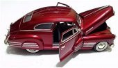 Motor Max 1948 Chevrolet Aerosedan Fleetline 1:24 Diecast Model Araba Kırmızı - 5
