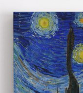 Yıldızlı Gece Kanvas Tablo - The Starry Night Vincent Van Gogh - 5