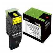 Lexmark 70C8XY0 Extra Yüksek Kapasiteli Sarı Orjinal Toner - 1