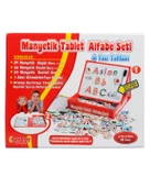 Teleskop Popüler Bilim Eğitici Bulmaca Kartları ve Diytoy Manyetik Alfabe Yazı Tahtası Seti - 2