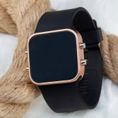 Spectrum Dijital Rose Kasa Yeni Seri Led Kol Saati Silikon Bileklik Saat ST-303192 - 3