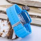 Unisex Mavi Renk Spor Kasa Dijital LED Kol Saat ST-303614 thumbnail 2
