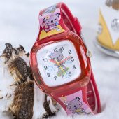 Koala Junior Temalı Kırmızı Renk Silikon Kordonlu Çocuk Saati ST-303712 thumbnail 3