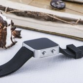 Yeni Silver Renk Led Ekran Siyah Silikon Kordonlu Yetişkin Kız Kadın Unisex Kol Saat ST-303725 thumbnail 3