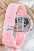Led Watch Toz Pembe Renk Dijital Bayan Yetişkin Kız Çocuk Kol Silikon Saati ST-303560 thumbnail 3