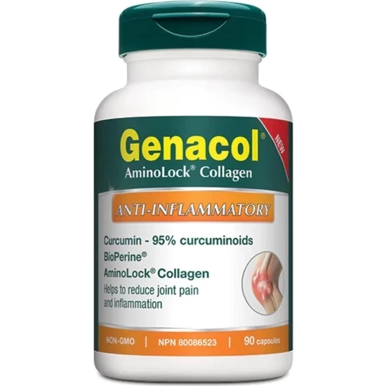 Genacol Curcumin Hidrolize Kollajen & Curcuminoids İçeren Takviye Edici Gıda (90 Kapsül) - 1