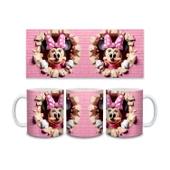 Minnie Mouse Baskılı Kupa Bardak, Minnie Fare Baskılı Kupa Bardak - 1