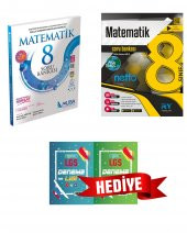 8. Sınıf LGS Matematik  Soru Bankası Referans Yayınları ve Muba Yayınları SET - 1