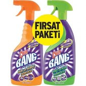 Cillit Bang Yağ Çözücü Sprey 750 Ml + Kireç Sökücü Sprey 750 Ml - 1