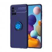 Galaxy M51 Stantlı Yüzüklü Manyetik Ravel Kılıf - 4