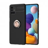 Galaxy M51 Stantlı Yüzüklü Manyetik Ravel Kılıf - 6