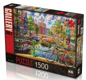 KS PUZZLE 1500 PARÇA A COLORFUL CİTY 22018-0188 - 1