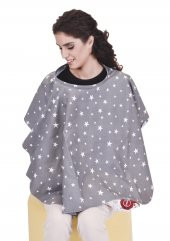 Sevi Bebe Anne Emzirme Örtüsü Önlüğü ART-6280 Gri Puanlı - 2
