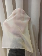 Soysaraç Linen Keten 1/2,5 Pileli Tül Perde  Ekru 250 x 260 cm - 2