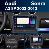 Audi A3 Multimedya (2004-2012) 6 GB RAM 128 GB Hafıza 8 Çekirdek Navigatör Premium Series thumbnail 9