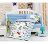 Cotton Box Bebek Uyku Seti 100x150 Dino - 1