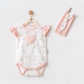 Andywawa AC20518 Pretty Flowers Bebek Body Ekru - 1
