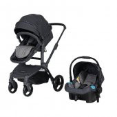 Prego 2087 Quattro Pro Travel Sistem Bebek Arabası Gri - 1