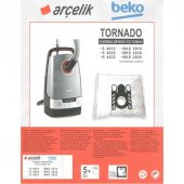 BEKO  bks 2910 bks 2920 bks 2925 TORNADO ELEKTRİKLİ SÜPÜRGE TOZ TORBASI - 1
