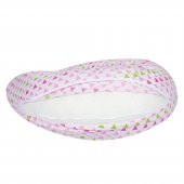 Sevi Bebe Yastıklı Anne Bebek Emzirme Minderi ART-579 Pembe Üçgen - 3