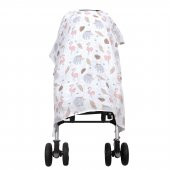 Sevi Bebe Müslin Bebek Arabası Örtüsü ART-42 Flamingo - 1