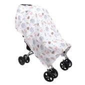 Sevi Bebe Müslin Bebek Arabası Örtüsü ART-42 Flamingo - 3